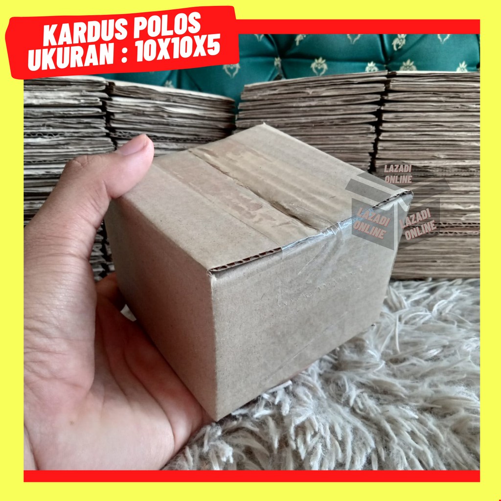 

KARDUS TEBAL 10x10x5 kardus polos box kotak kardus murah termurah terlaris PROMO