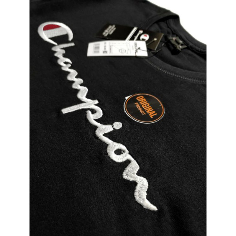 KAOS CHAMPION BORDIR TERLARIS / KAOS BRANDED KEKINIAN/ KAOS DISTRO / TSHIRT