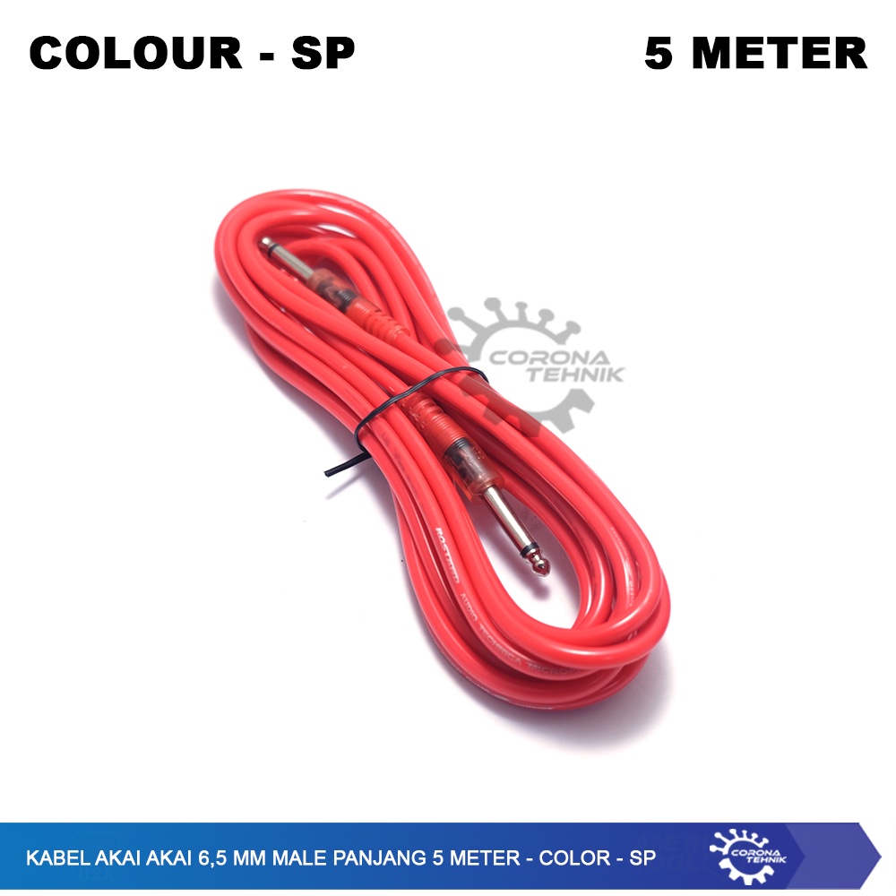 SP - Kabel Akai Akai 6,5 mm Male Panjang 5 Meter - Color