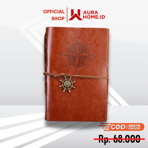 

Buku Catatan Binder Kulit Retro Compass Kertas A5 / Buku Catatan Diary Diari Harian Agenda Planer Jurnal Jadwal Materi Notebook Binder Kuliah Belajar Bulanan Keuangan Jualan Menabung Orderan Pengeluaran Pemasukan Mini Kecil Aesthetic Estetik Tebal Cover K