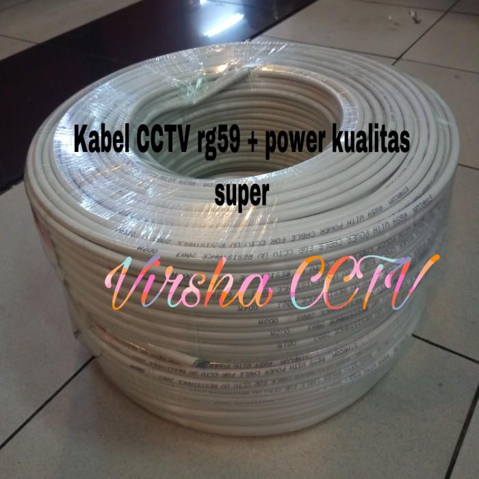 Kabel CCTV Coaxial RG59 + Power / kabel khusus CCTV RG59+power 200m