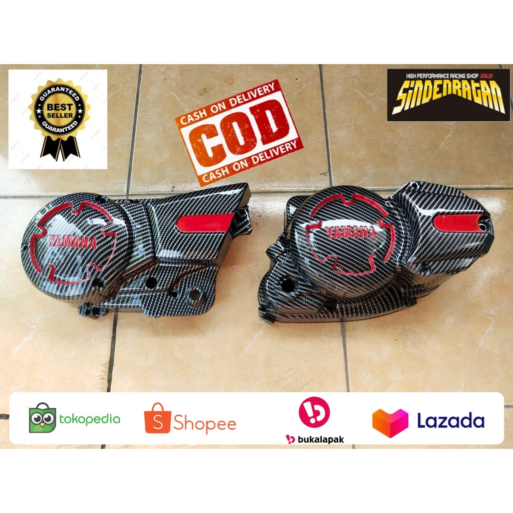 Bak Kopling Kiri Kanan RX king new Carbon water Printing