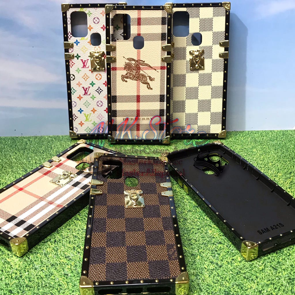 SAMSUNG A21S A21 S CASE MOTIF CHANEL BURBERRY LUXURY LOUIS VUITTON MIRROR BRANDED CASING HANDPHONE