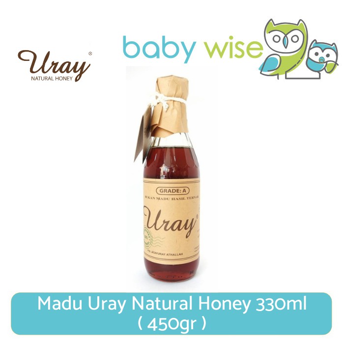 

Madu Uray Natural Honey 330ml (450gr)