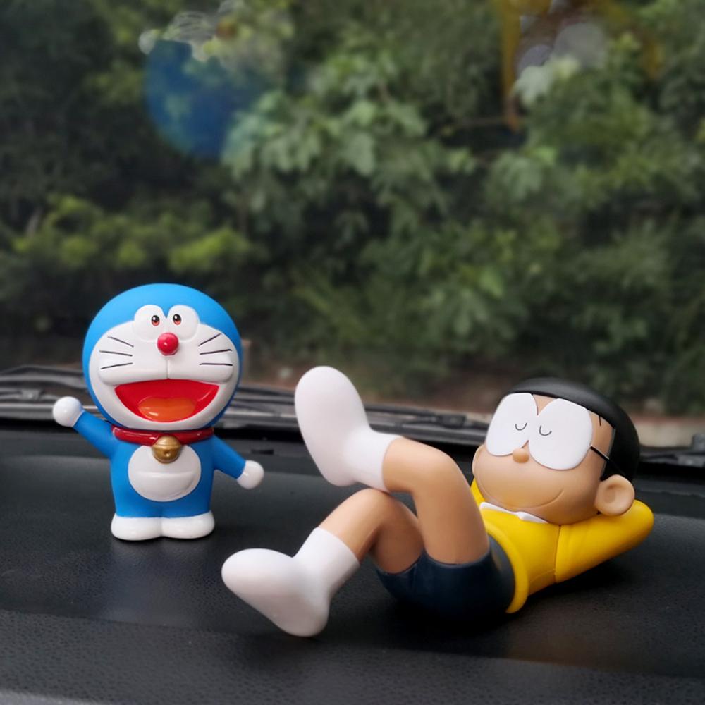 Lanfy Doraemon Figure Collectible Dolls Model Collection Mainan Action Figure