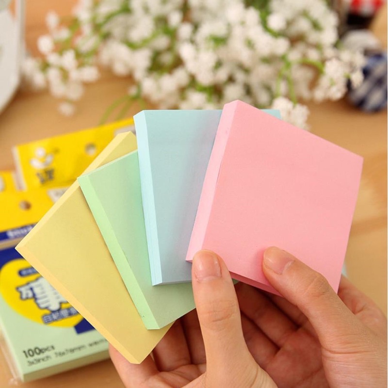 

Sticky Notes Polos / Catatan Tempel / Memopad 100 lembar