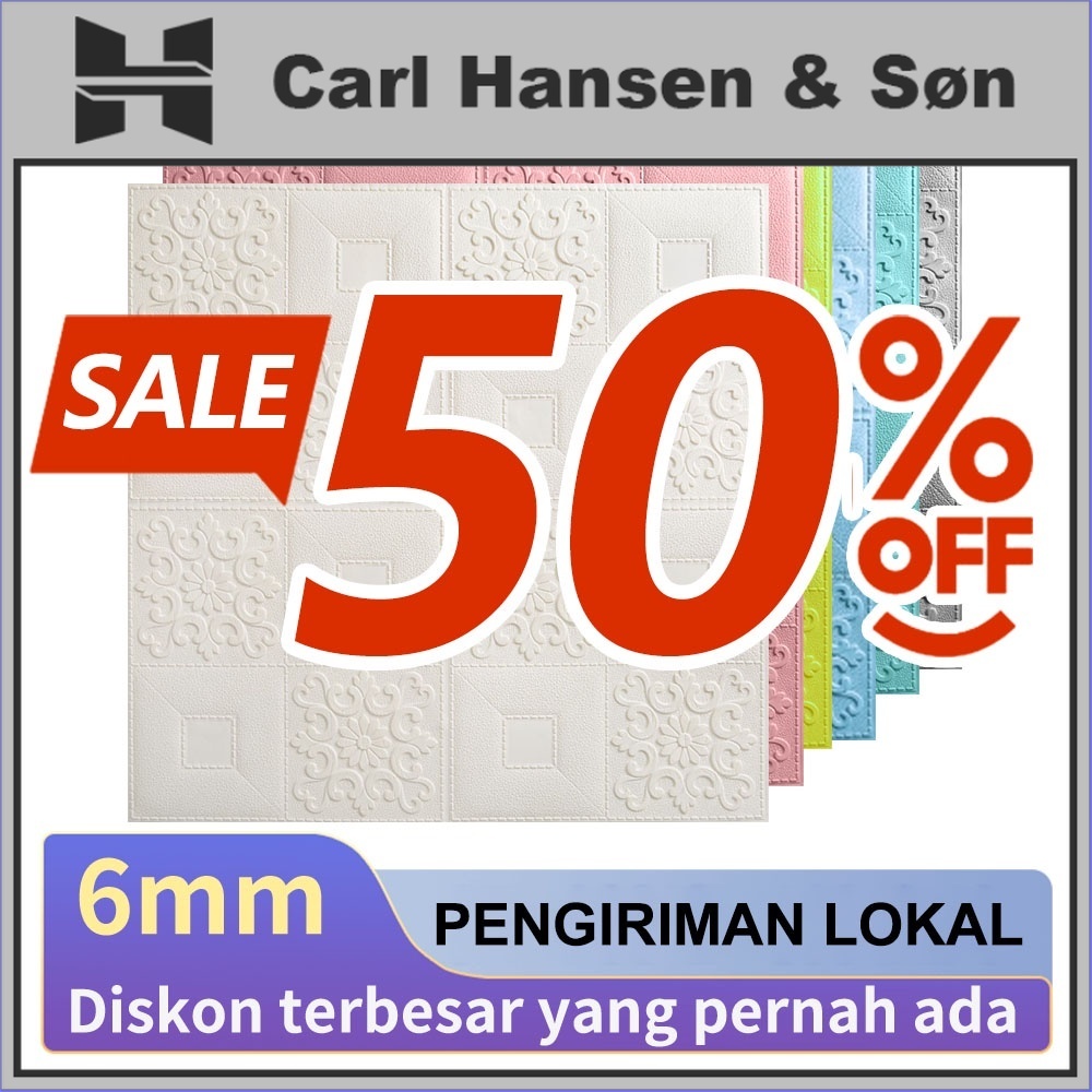 COD Beli 10 Gratis 1 70X70cm Wallpaper Dinding Foam 3D Batu Bata Walpaper Timbul Walfoam Wall Stiker