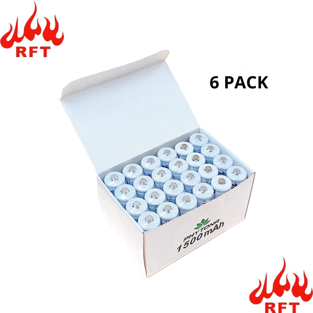 Sekar_Shop07 Redfire Toys Baterai Cas Aa Original Phytona 1500Mah 1.2Volt Rechargeable Sni