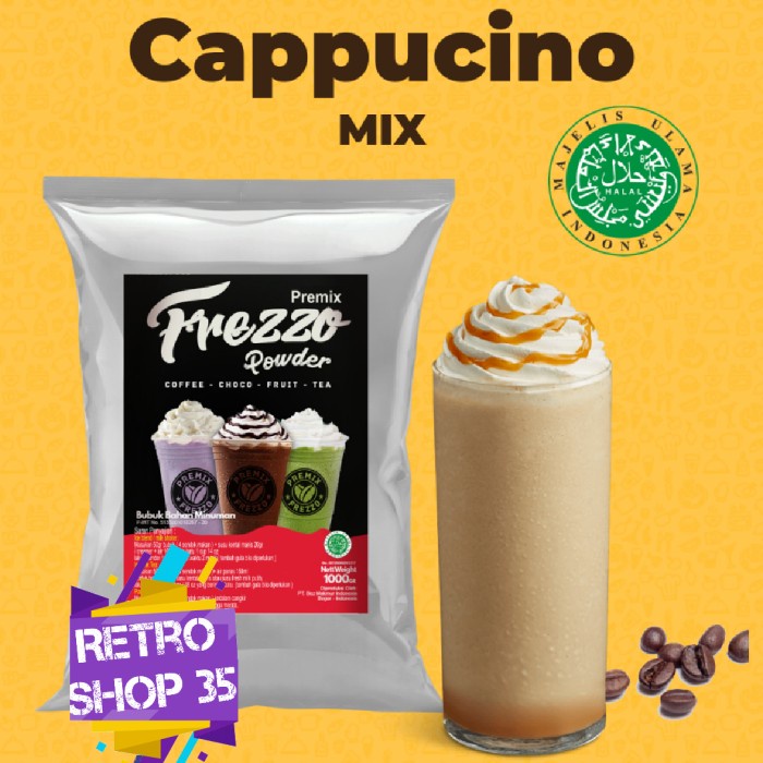 

(BISA COD) bubuk minuman cappucino 1kg/Cappucino powder/frezzo powder