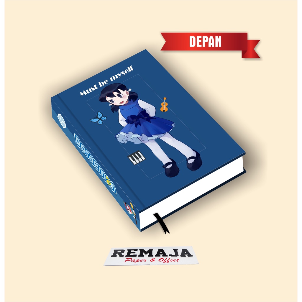 

Pocket book/Notebook Hardcover Doraemon SIZUKA A6 & A5 / buku tulis catatan notes