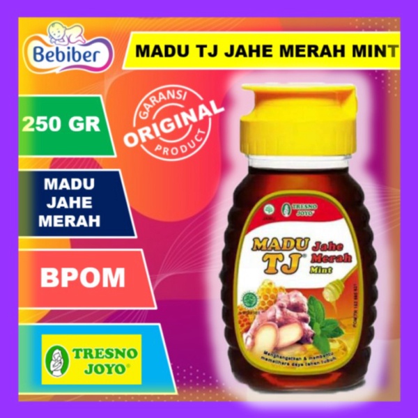 

Madu TJ Jahe Merah Mint 250gr Madu TresnoJoyo BEBIBER