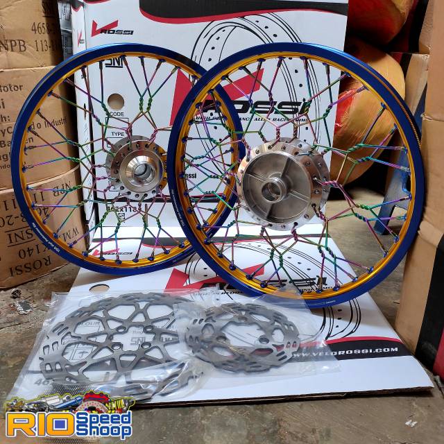 Velg Pelek Satria FU 150 Ring TDR TwoToone JariJari Kepang