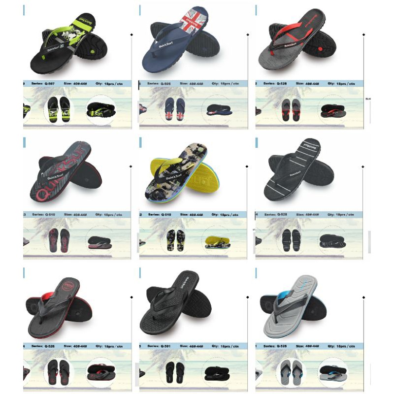  Sandal  Jepit Pria QuickSurf Size 40 41 42 43 44 Distro  