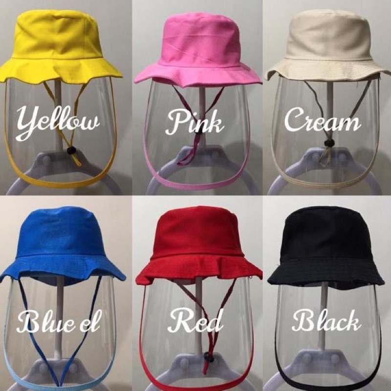 TOPI BUCKET ANTI CORONA ANAK / TOPI FACE SHIELD ANAK / TOPI ANAK ANTI CORONA / TOPI CORONA BASEBALL