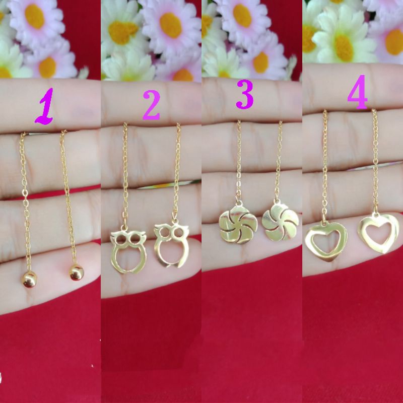 TITANIUM ANTING TUSUK PANJANG/TITANIUM JUNTAY/ANTING TITANIUM