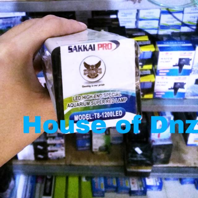 Lampu Celup 3 Warna LED Aquarium Sakkai Pro T8 1200 Bisa Untuk Tanning Arwana / Lampu Sakai 120 cm