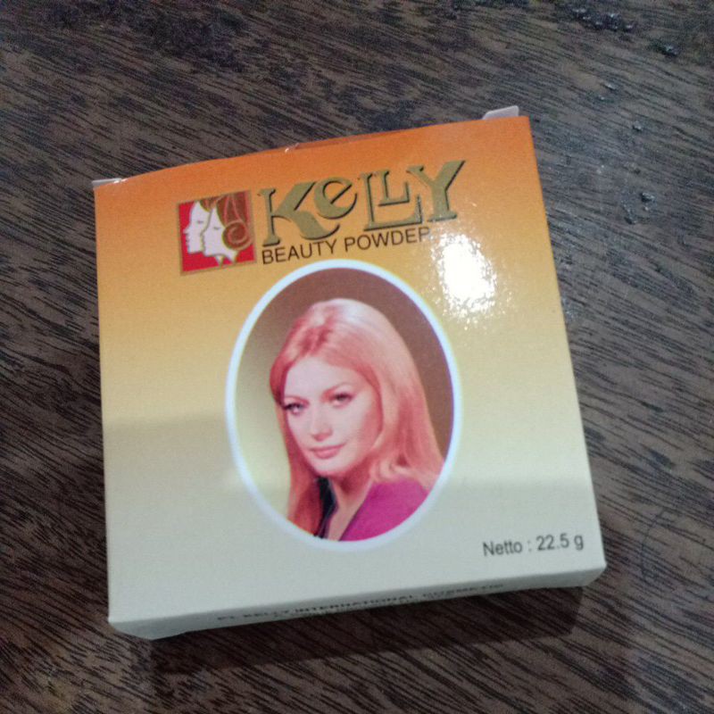 Kelly Beauty Powder Bedak Padat Kelly Kuning Langsat / Natural Kelly Compact Powder