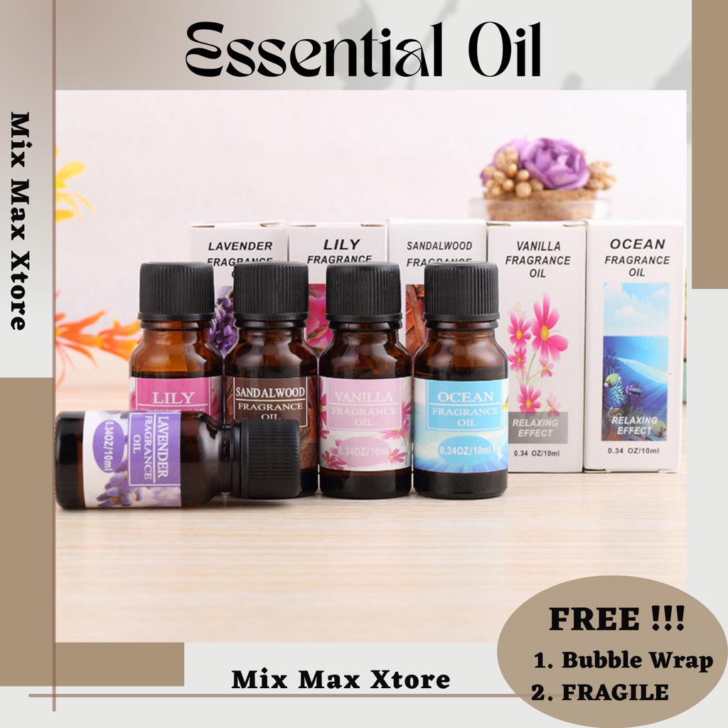 Taffware Essential Oil Minyak Aromaterapi Minyak Esensial Pure Oil Aromatherapy Diffuser 10ml TSLM1