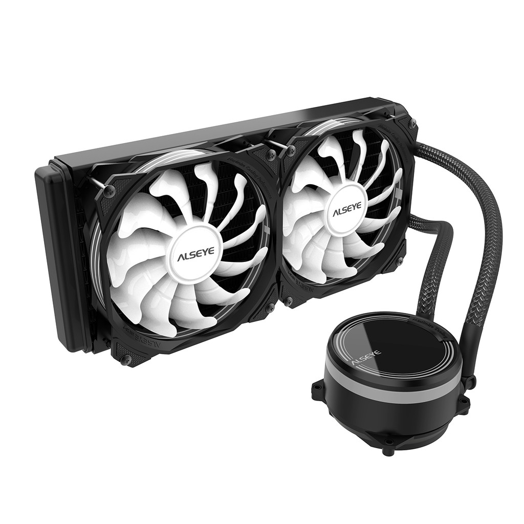 Liquid cooler alseye 2 fan RGB sync Max M-240 - Cpu cooler M240