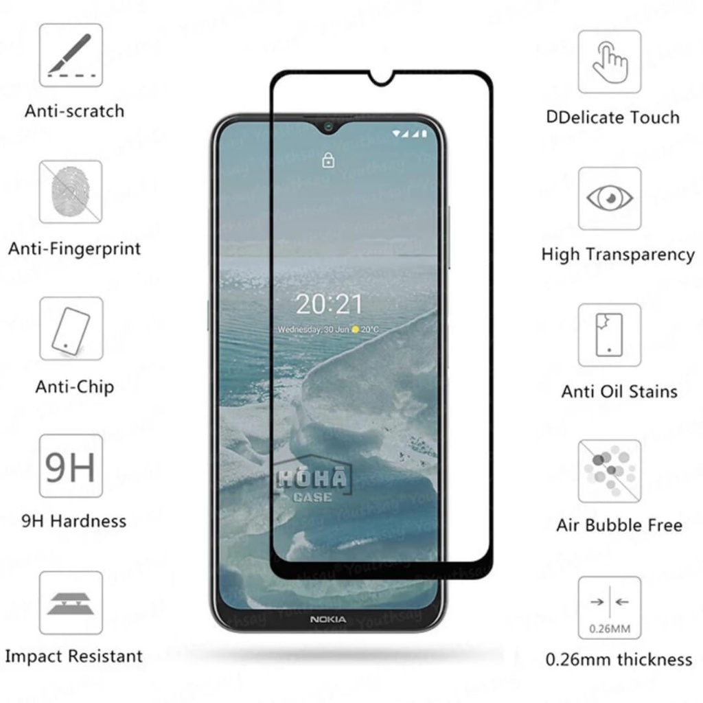 PROMO Tempered Glass NOKIA G20 Full Layar Screen Guard Protector Antigores Kaca