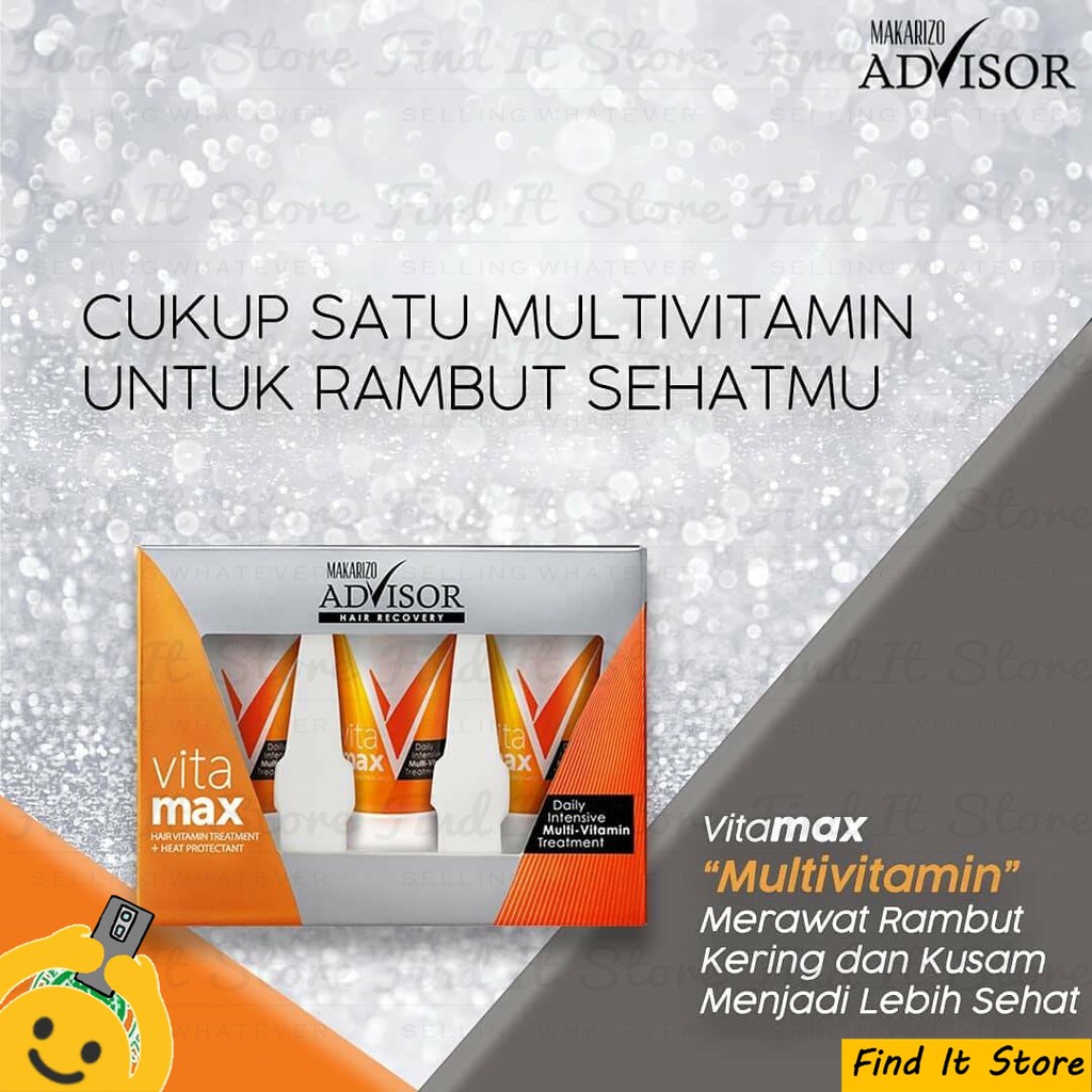 Makarizo Advisor Hair Recovery Vitamax 50ml 50 ml Vitamin Serum Rambut