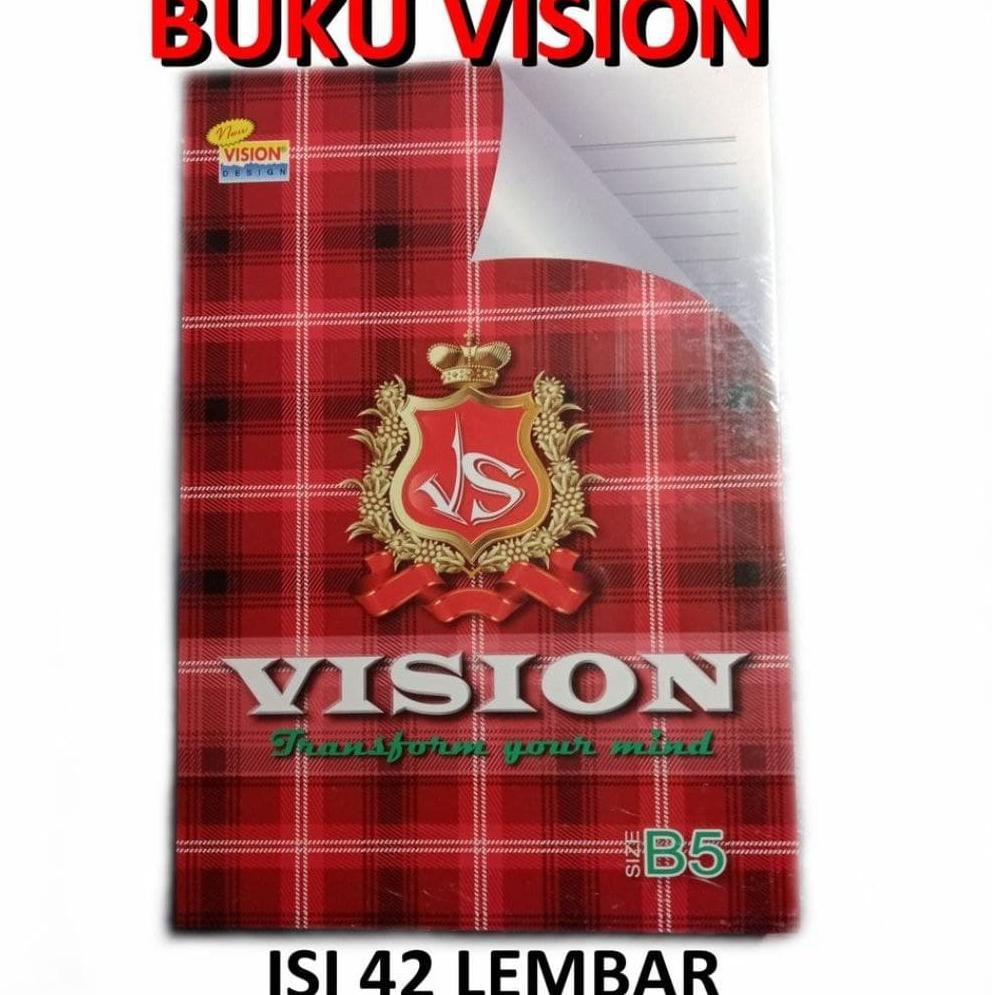 

vr✤Terupdate [PAK] BUKU TULIS VISION BOXY B5 42 LEMBAR (6 PCS) 45 ✤