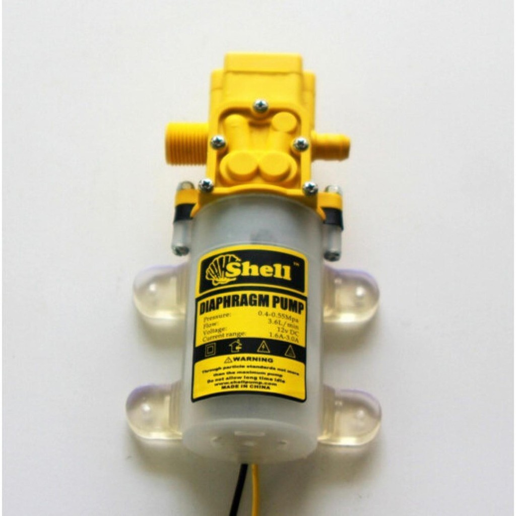 Shell Pompa Air High Pressure PV 04 Car Washing Water Diaphragm Pump Tekanan Kuat Semprotan Plastic