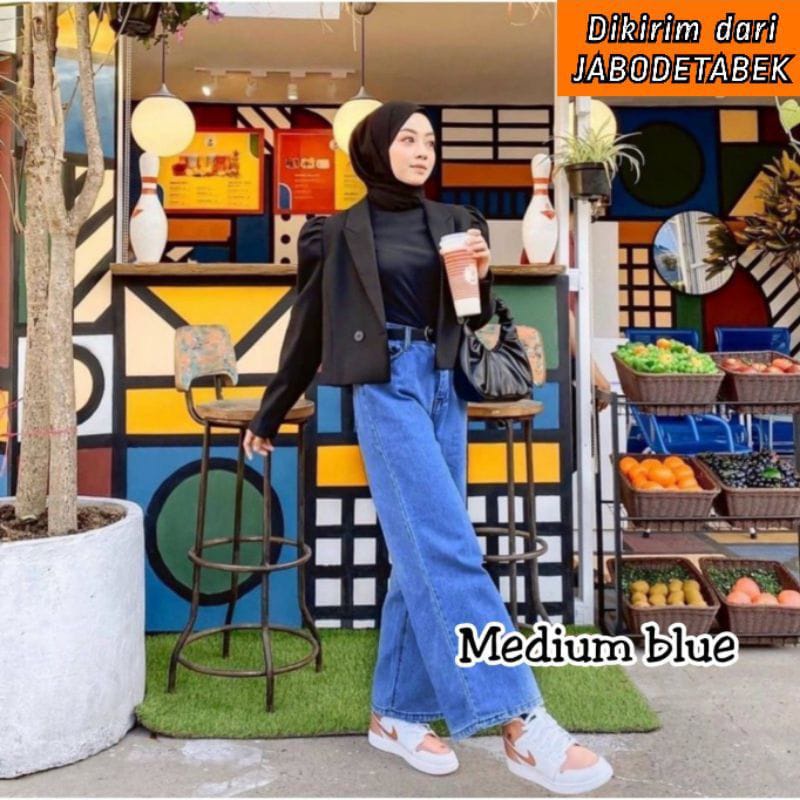 HIGH WAIST KULOT JEANS PREMIUM