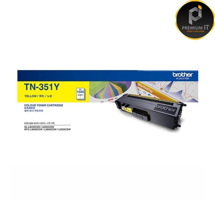Toner Brother TN-351Y (HL-L8250CDN/L8350CDW/MFC-L8850CDW)