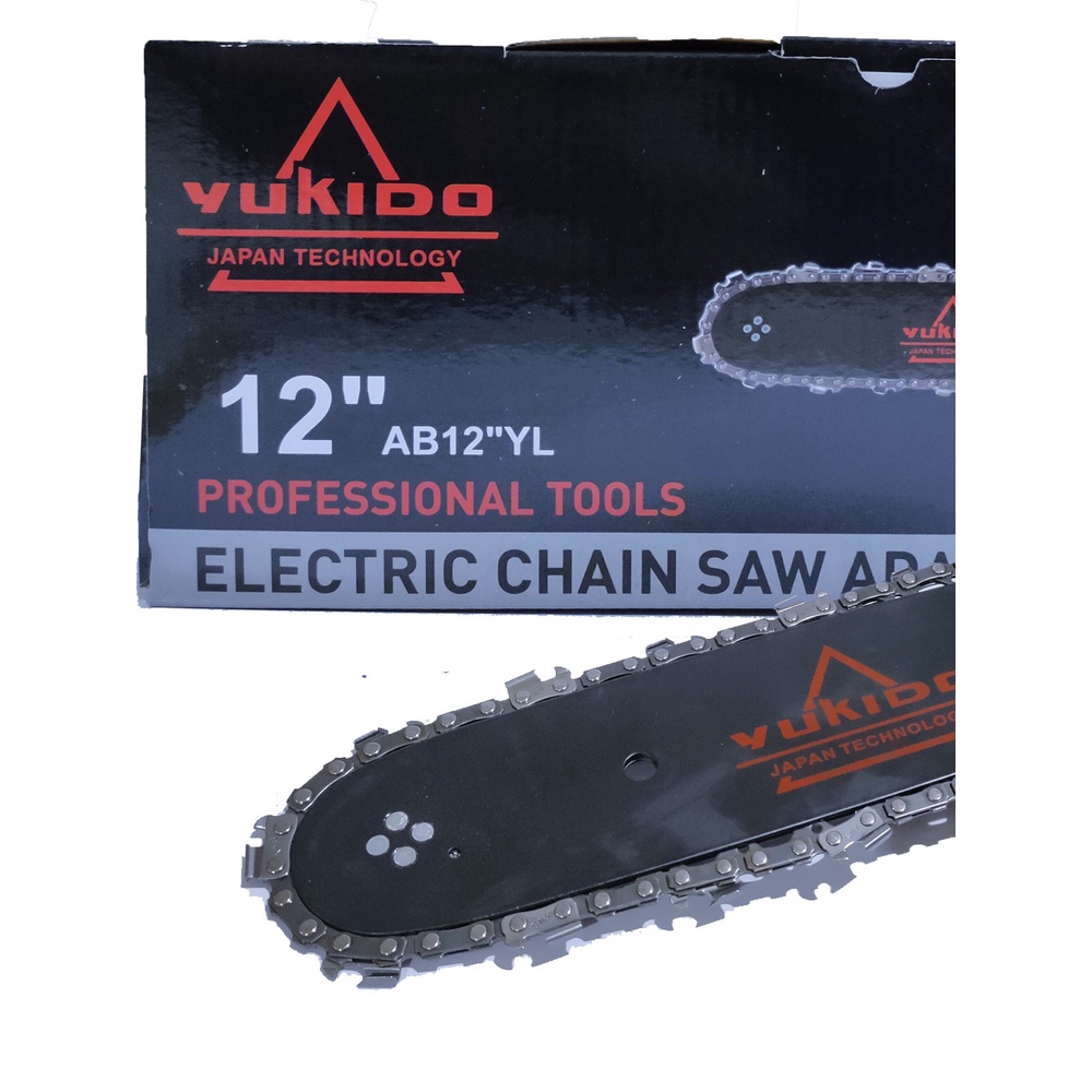 YUKIDO Electric Chain Saw 12'' inch / Adaptor Chainsaw 12 inch YUKIDO