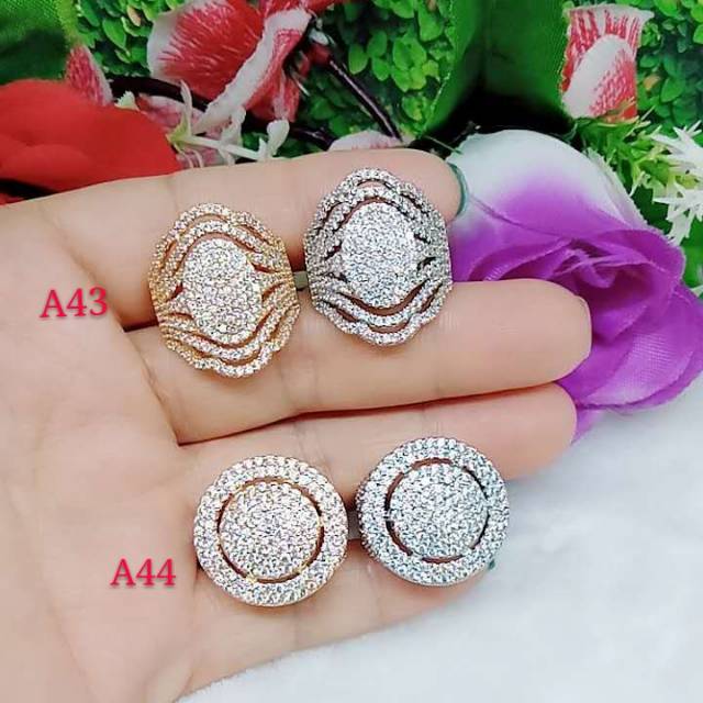 Cincin permata A43&amp;44