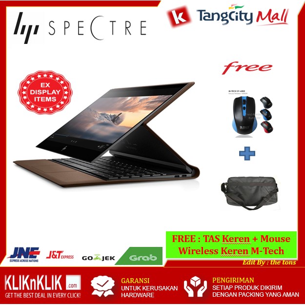 Hp Spectre Folio 13 Core I7 8500y 8gb 256gb Win10 Cognac Brown Ex Display Shopee Indonesia