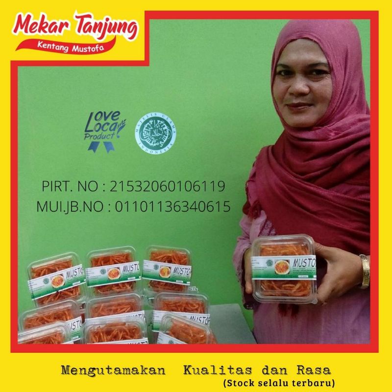 

[Terlaris] Kentang Kering Mustofa - Mekar Tanjung - Mustofa Renyah Kriuk Basah - Camilan Enak