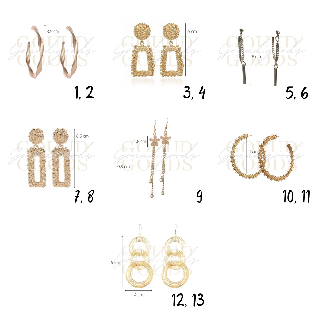 Aksesoris Anting Wanita Anting Korea Murah / Fashion Earrings / Anting