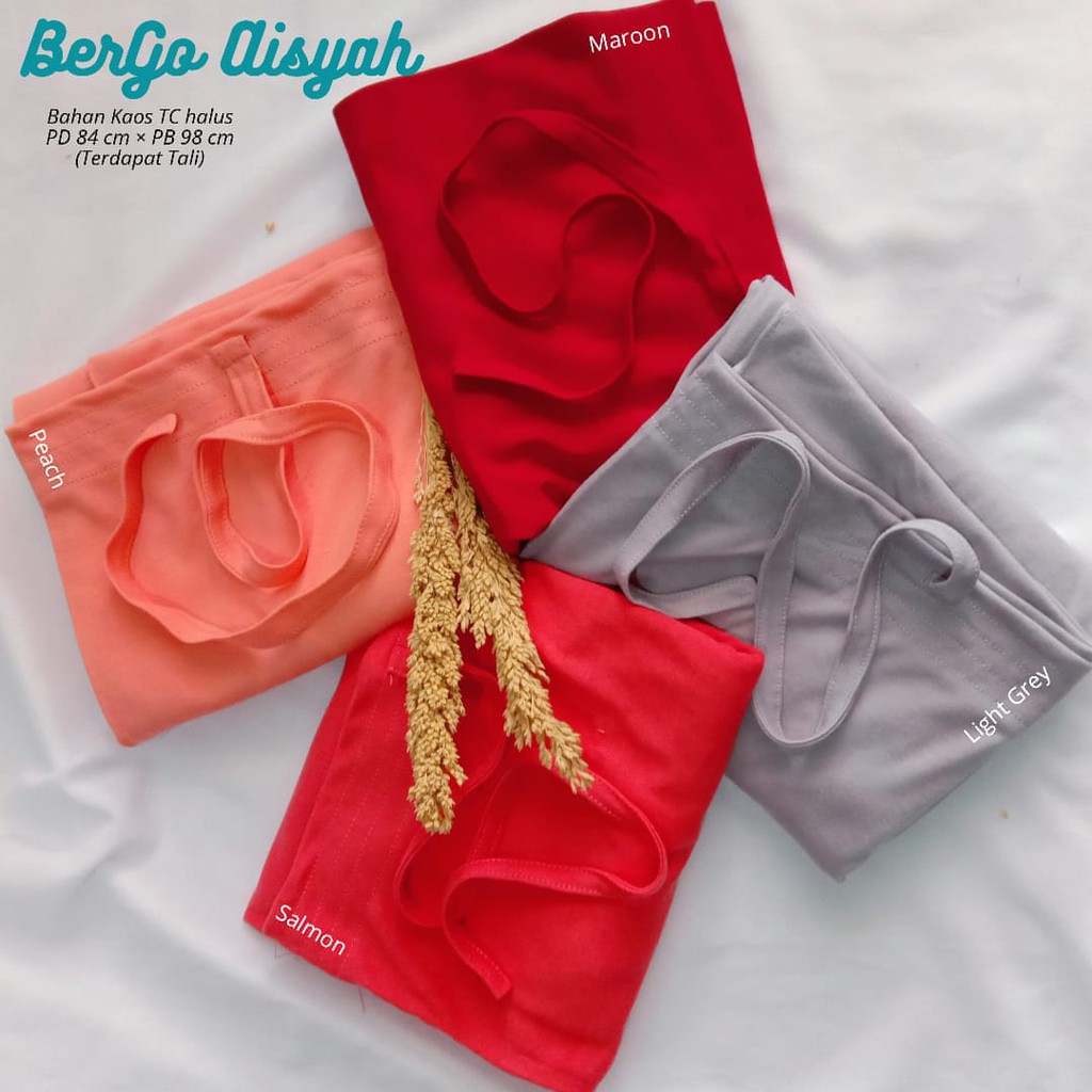 TERLARISSS!!!HIJAB DEWASA MUSLIMAH/BERGO MARYAM TALI-BERGO AISYAH BAHAN KAOS TC PREMIUM-BEST SELLER-6