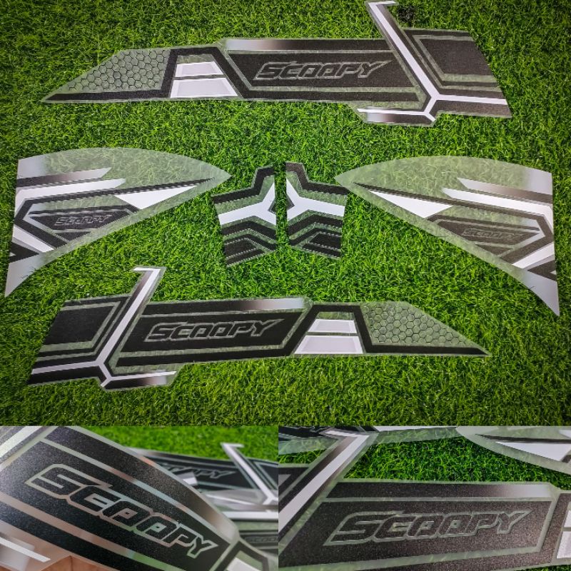 STRIPING STIKER SCOOPY 2021 TRANSPARAN CUSTOM