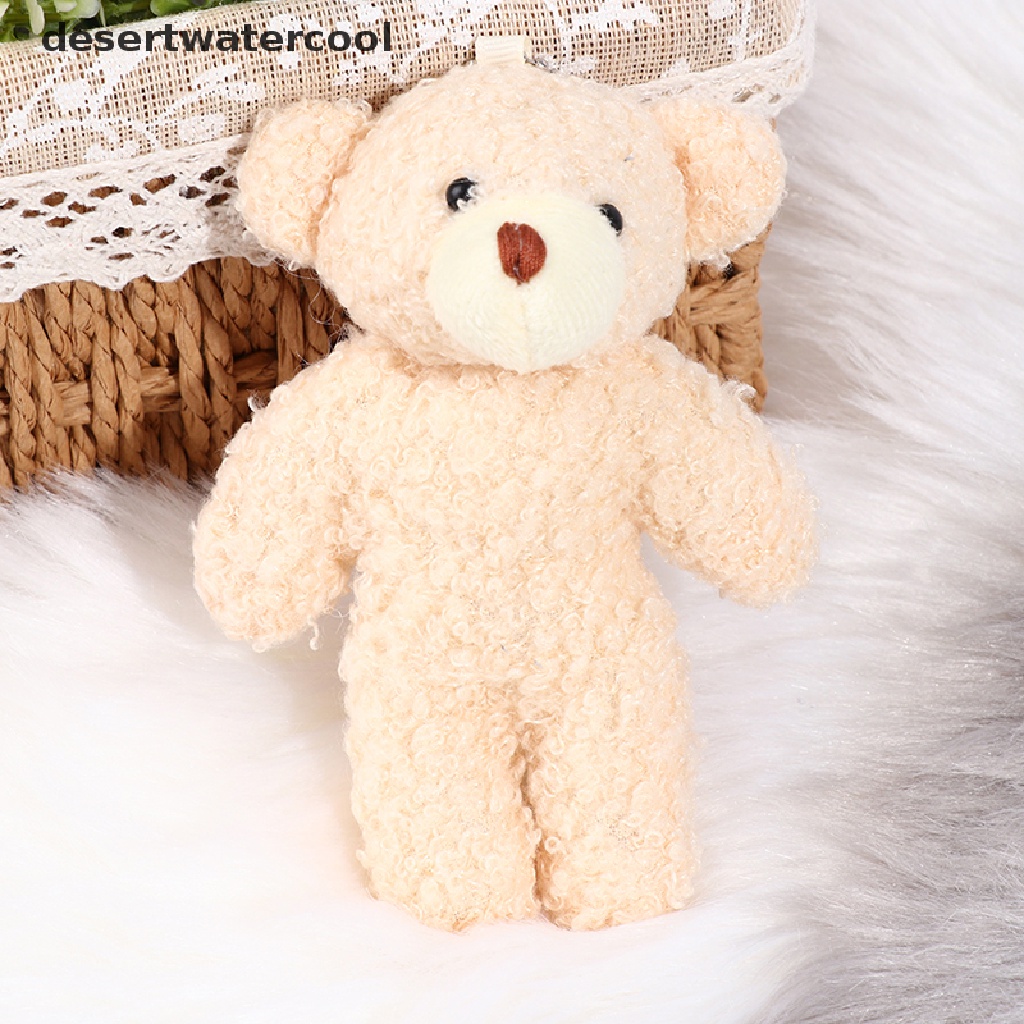 Deid 1pc Mainan Boneka Beruang 12cm Bahan Plush Untuk Hadiah Ulang Tahun