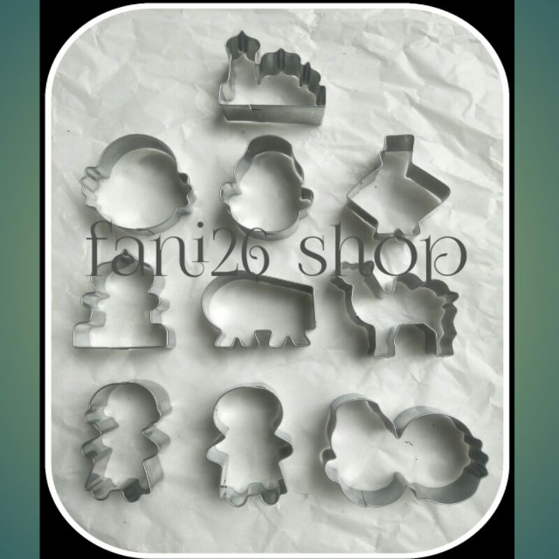 

Cetakan Kue spesial lebaran cookies cutter/kue nastar + BONUS