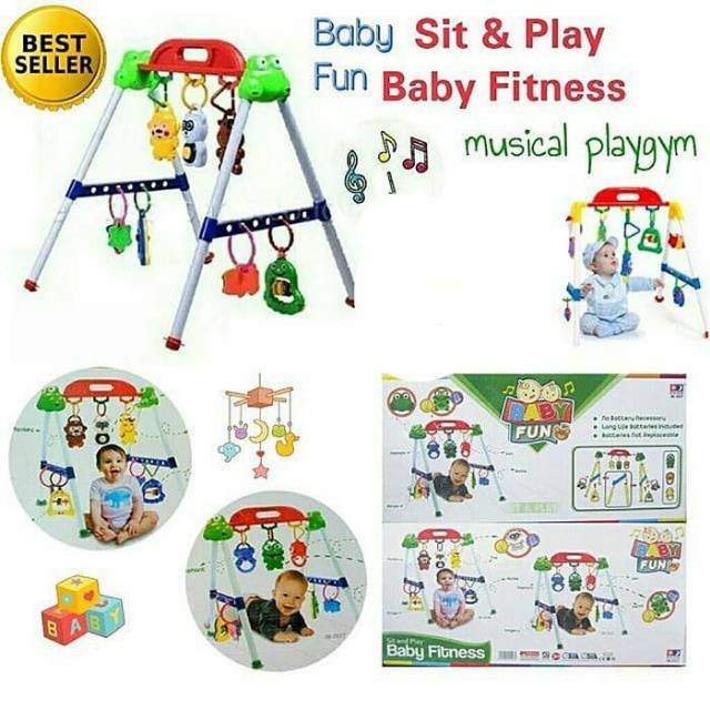 READY BANDUNG Mainan Musical playgym Playmat mainan bayi musical play gym