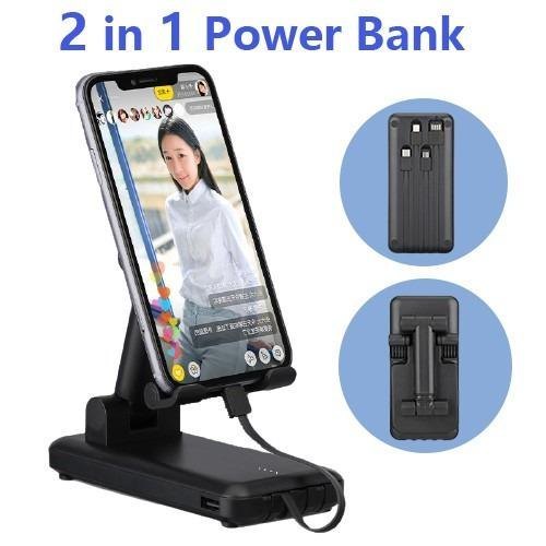 PHONE STAND POWER BANK HOLDER