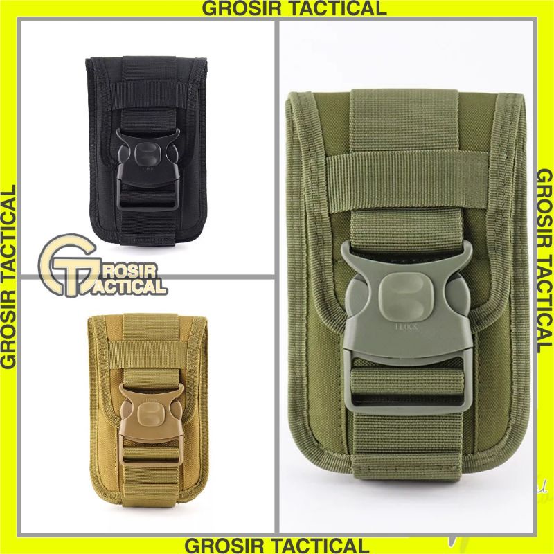 [T.34]Tas HP Pria/ Tas Pinggang HP Pria Bahan Nilon Kanvas Import/Tas Tactical/Tas Pinggang HP Tacti
