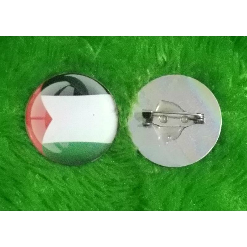 PIN BENDERA PALESTINA BULAT