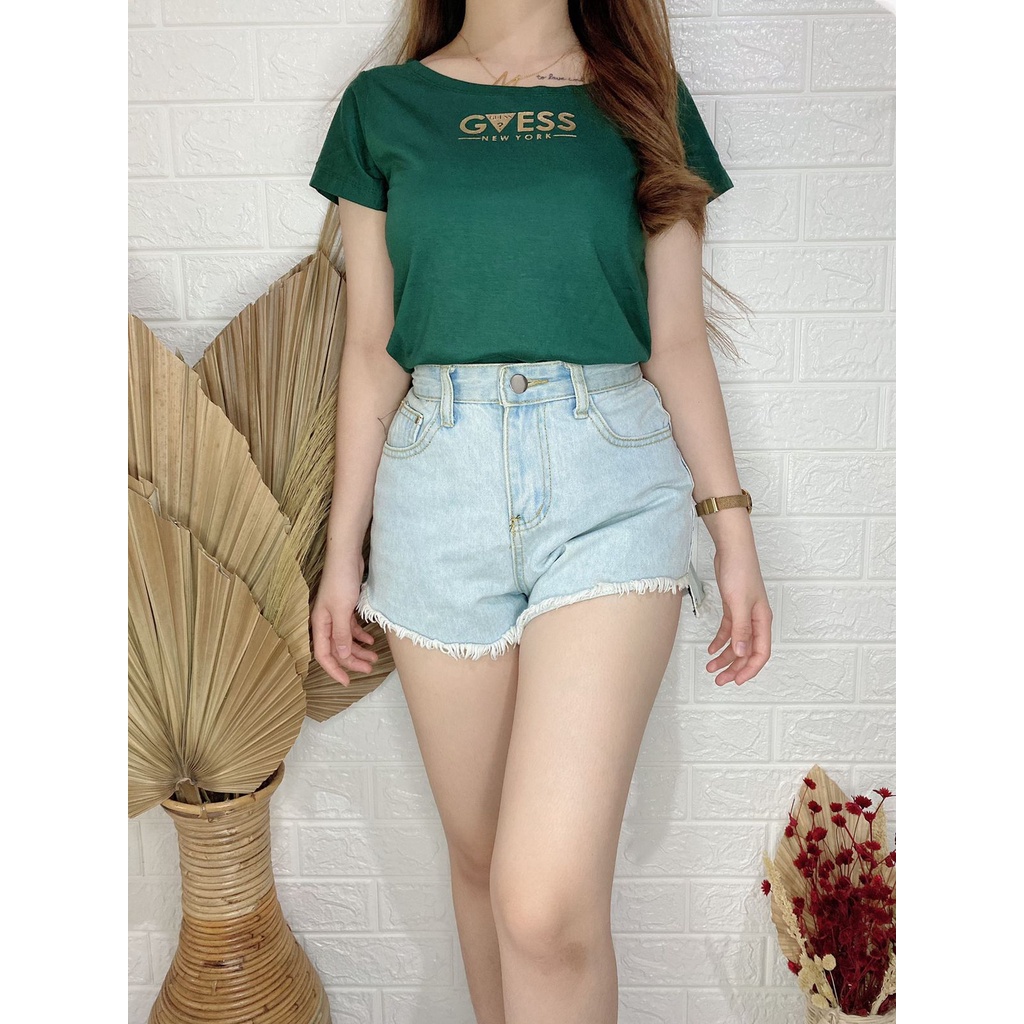 Crop Wanita GS oneck / VIMEL COLLECTION