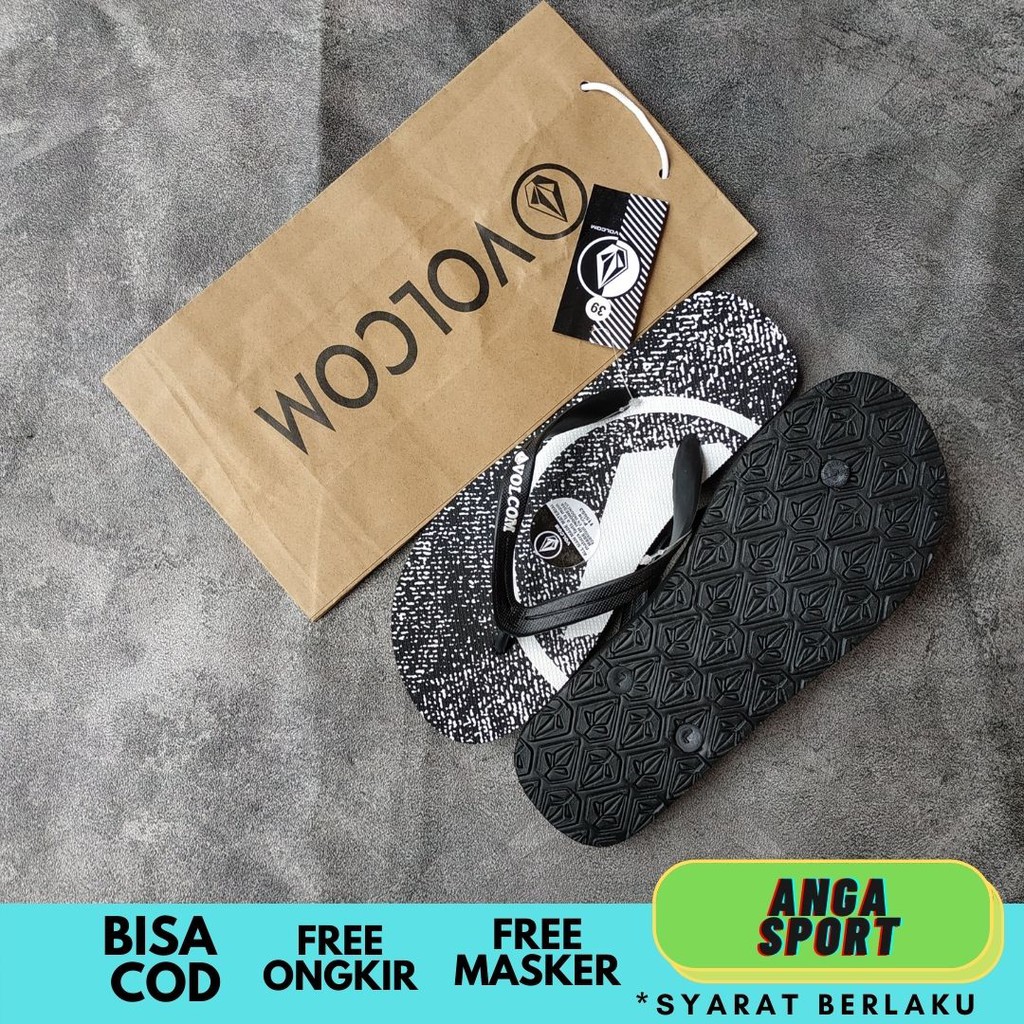 SANDAL PRIA JEPIT VOLCOM / SENDAL DISTRO COWOK / SENDAL KASUAL SURFING / SANDAL SANTAI TERLARIS