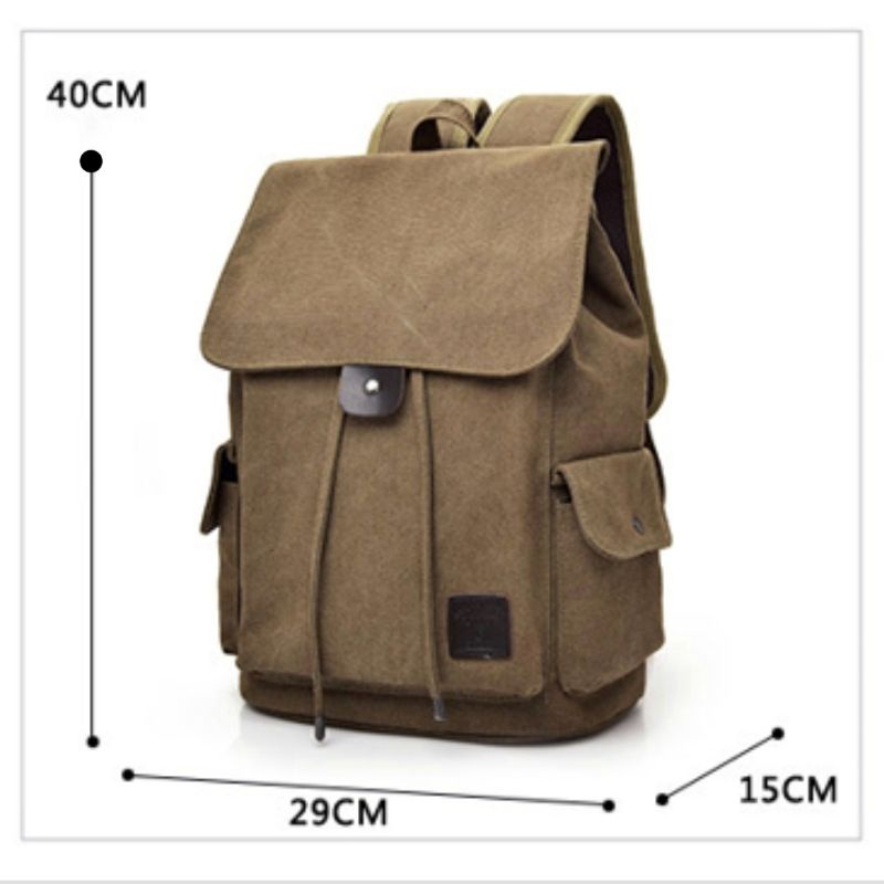 Tas Ransel Cowo RK029 Carrier Backpack Kuliah Sekolah