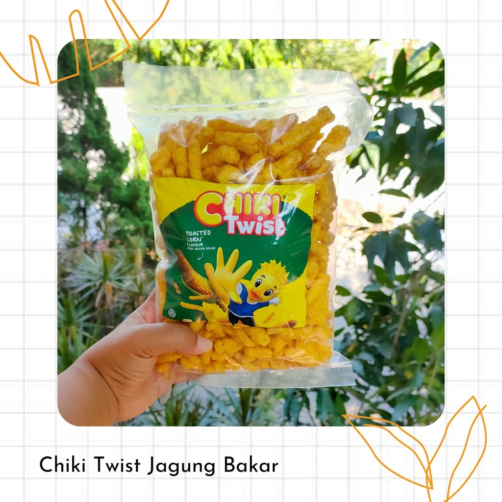 

Cheetoz Jagung Bakar - Snacks Ori Kiloan - chiki twist 250gr