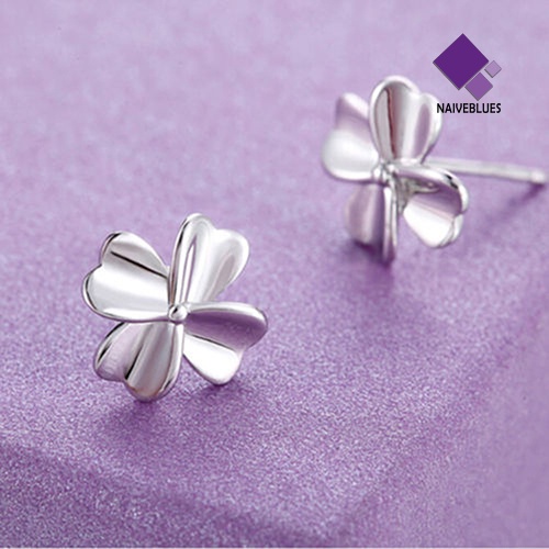 Anting Stud 925 Sterling Bentuk Bunga Untuk Wanita