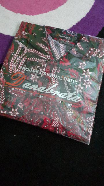 Kemeja Batik Lengan Panjang 021 Danabrata Batik Hrb026 Kenongo Hem Padi Pekalongan M L Xl Murah