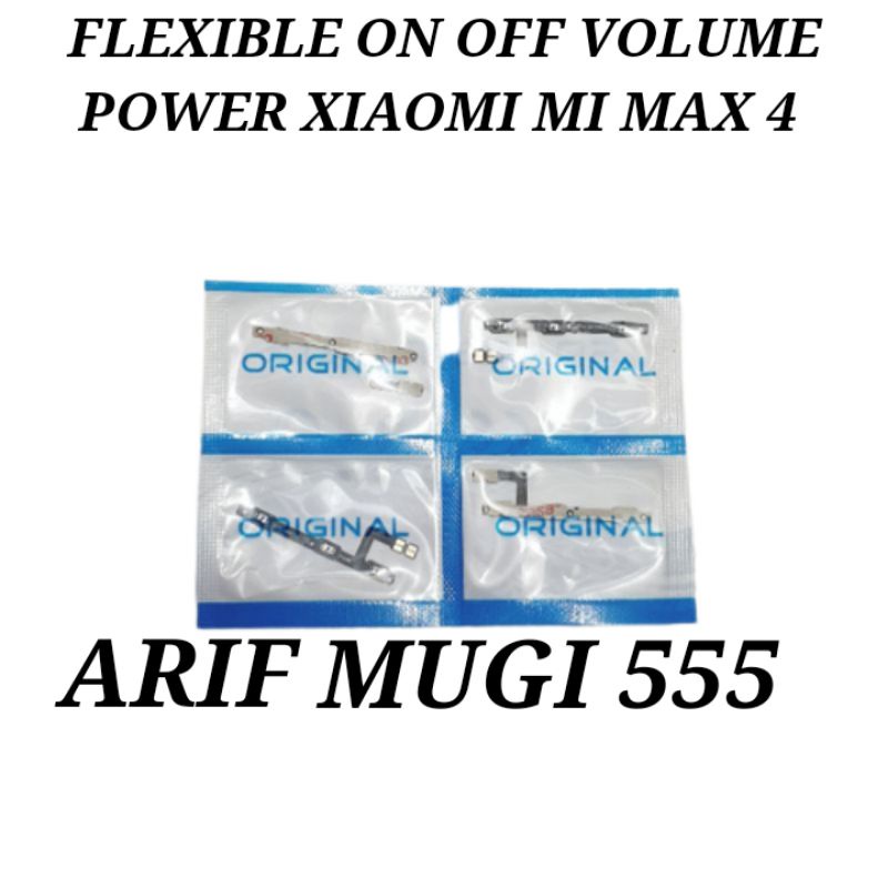 Flexible on off Volume Power Xiaomi Mi Max 4 Original