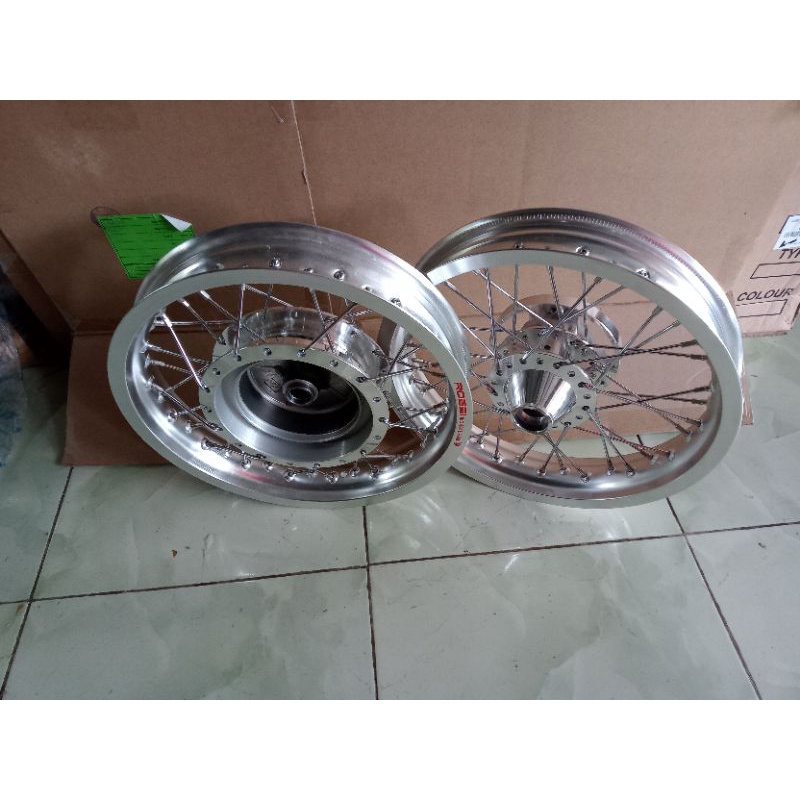 velg jari jari Yamaha aerox tapak lebar 215/185x14 siap pasang